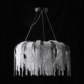 Alisa Luxury Aluminum Chain Tassel Chandelier