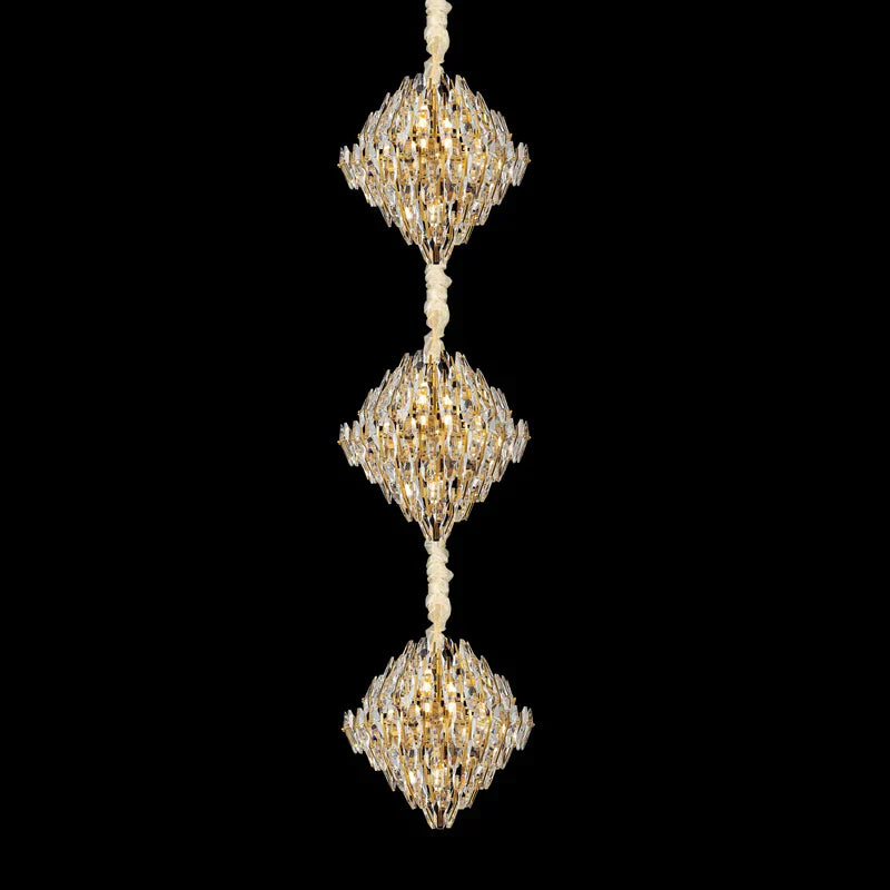 Sol Odeon 3-layer Crystal Foyer Chandelier