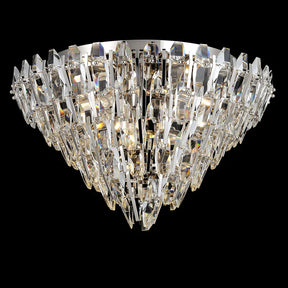 Sol Odeon Flushmount Crystal Chandelier