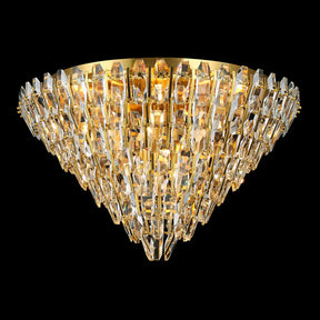 Sol Odeon Flushmount Crystal Chandelier