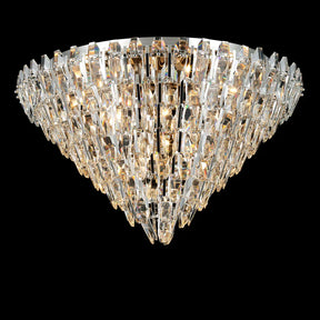 Sol Odeon Flushmount Crystal Chandelier