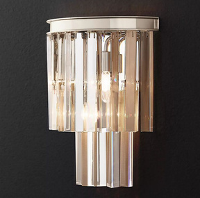 1920S Odeon Crystal Wall Sconce