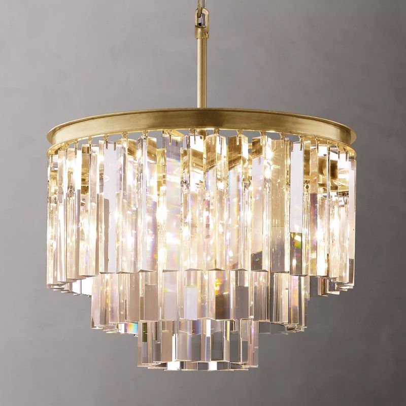 1920s Odem Round Chandelier 20"