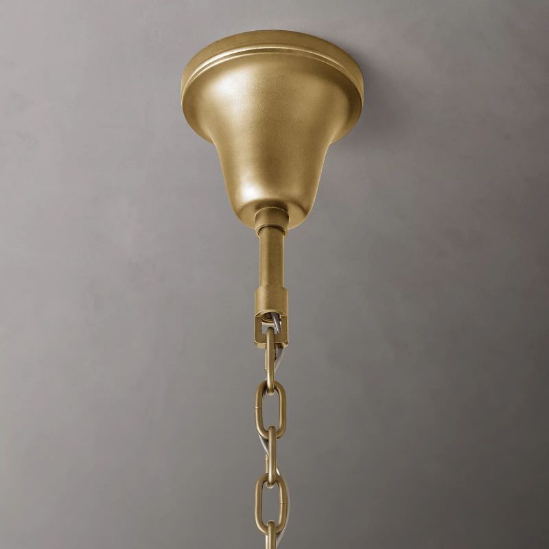 1920s Odem Square Chandelier 34"