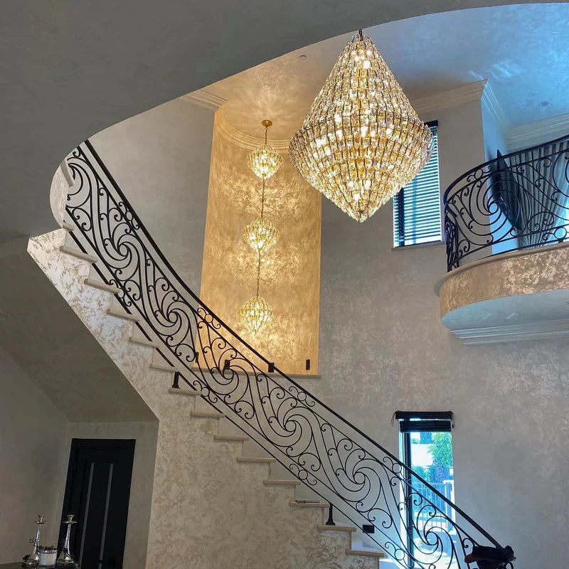 Sol Odeon Empire Crystal Foyer Chandelier