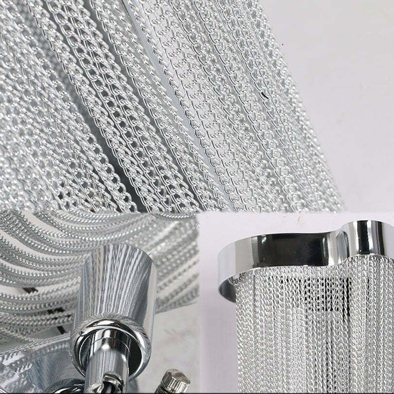 Ashley Aluminum Chain Tassel Wall Sconce - product detail 6