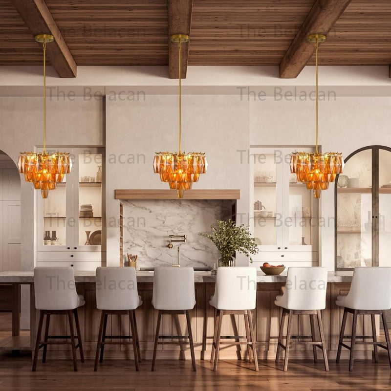Modern Chara Round Chandelier 20"