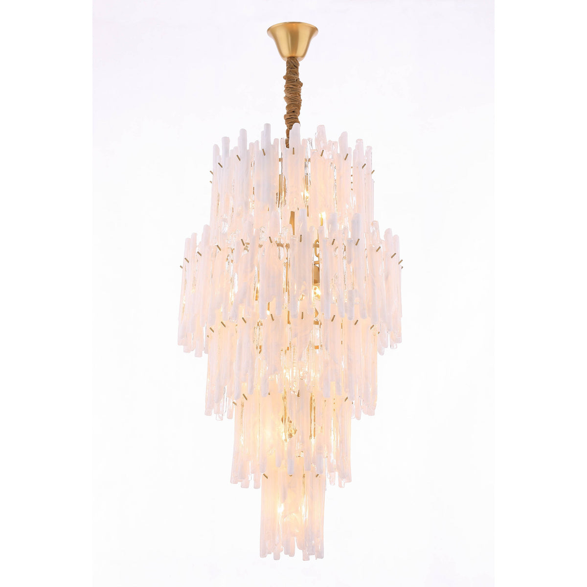 Blanche Tiered Murano Glass Chandelier - product detail 13