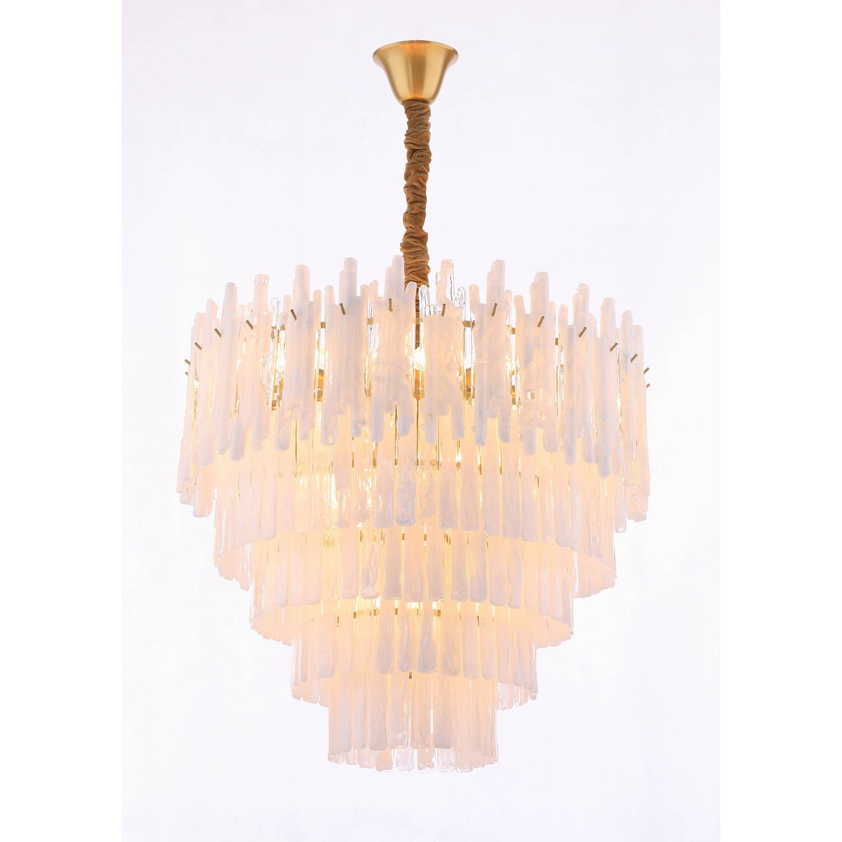 Blanche Tiered Murano Glass Chandelier - product detail 4