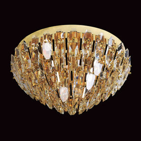 Sol Odeon Flushmount Crystal Chandelier