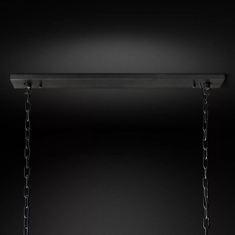 1920s Odem Rectangular Chandelier 59"