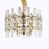 Ariel Gem Round Crystal Chandelier