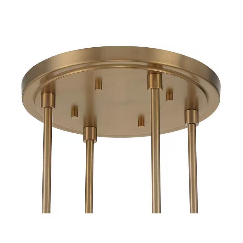 Luna Aurelia 60" Wide 18-Light Modern Brass Finish Ring Chandelier