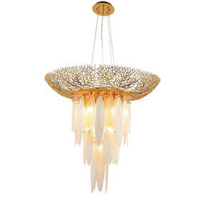 Natalie Branching Murano Glass Chandelier