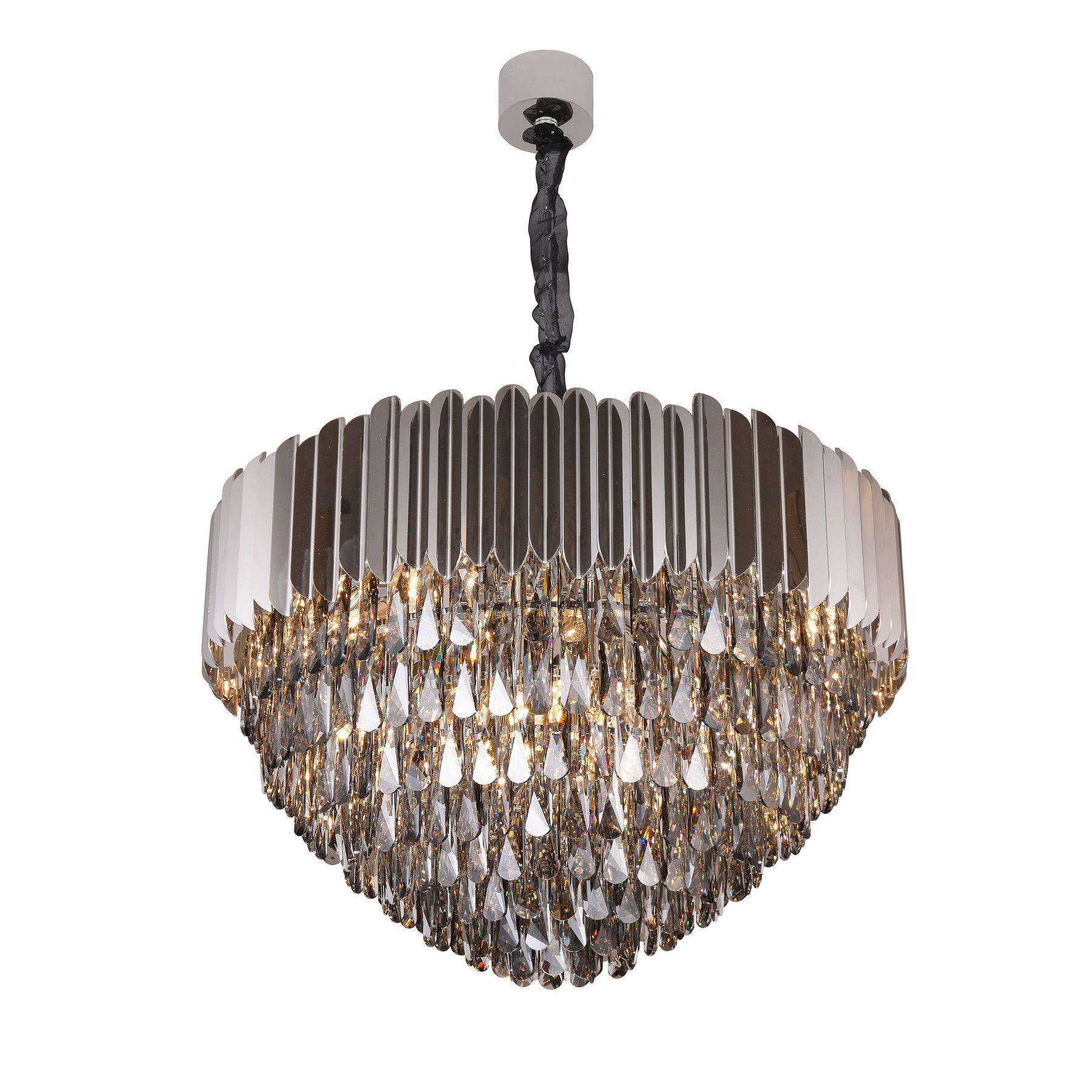 Alicante Tiered Round Crystal Chandelier