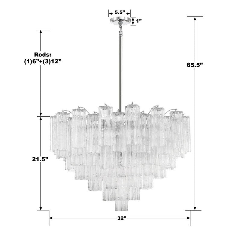 Addien 16-Light Chandelier
