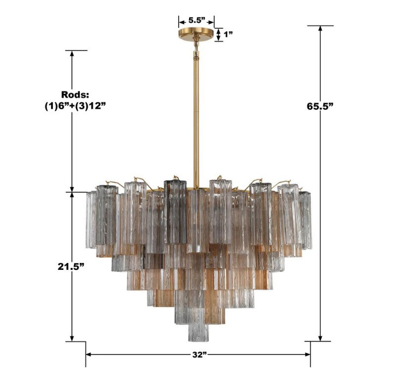 Addien 16-Light Chandelier