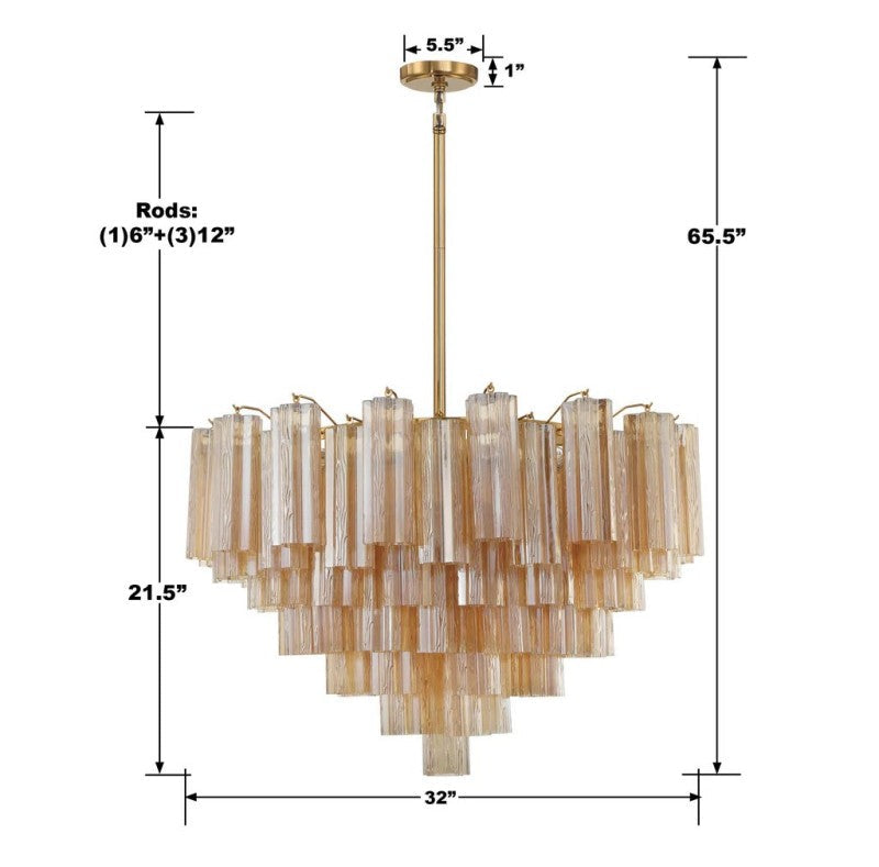 Addien 16-Light Chandelier