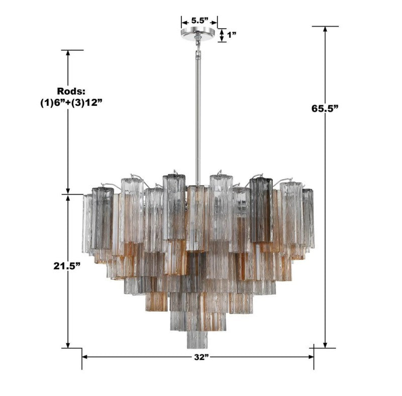 Addien 16-Light Chandelier