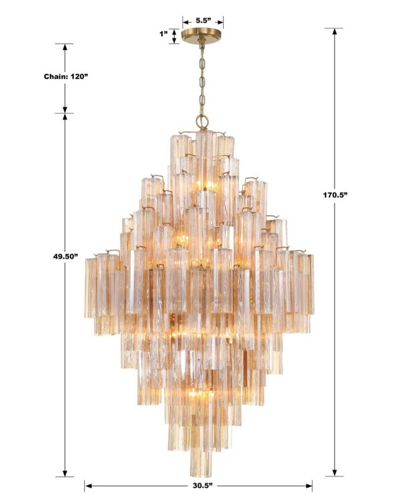 Addien 20-Light Chandelier