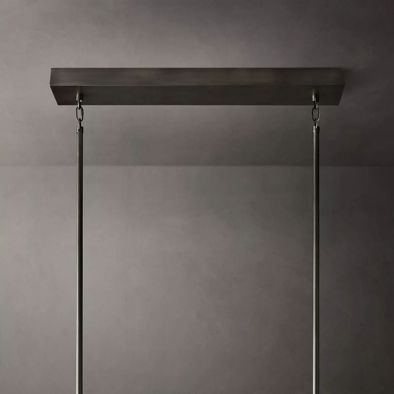 Aka Wine-glass Rectangular Chandelier 54"