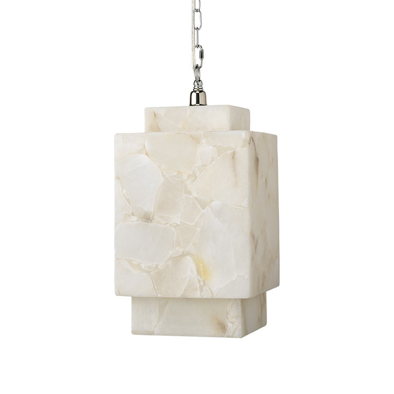Alabaster Cube Pendant Light - product detail 3