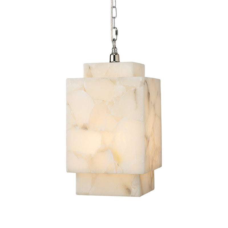 Alabaster Cube Pendant Light - product detail 2