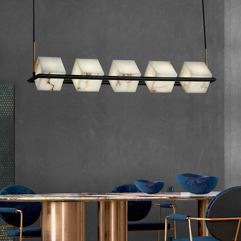 Terry Alabaster Cubic Island Chandelier - product detail 8