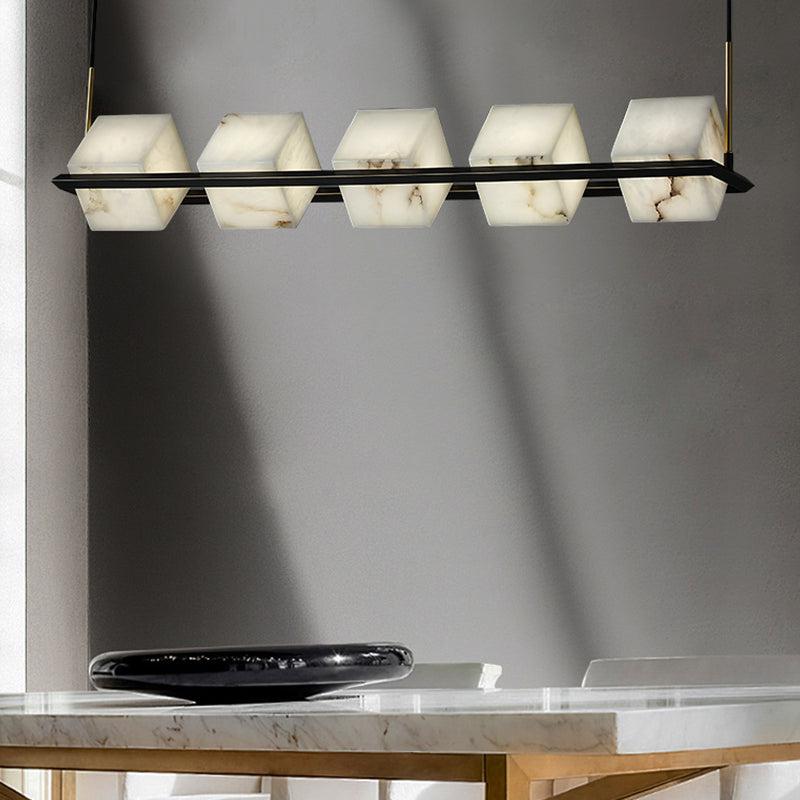 Terry Alabaster Cubic Island Chandelier - product detail 2