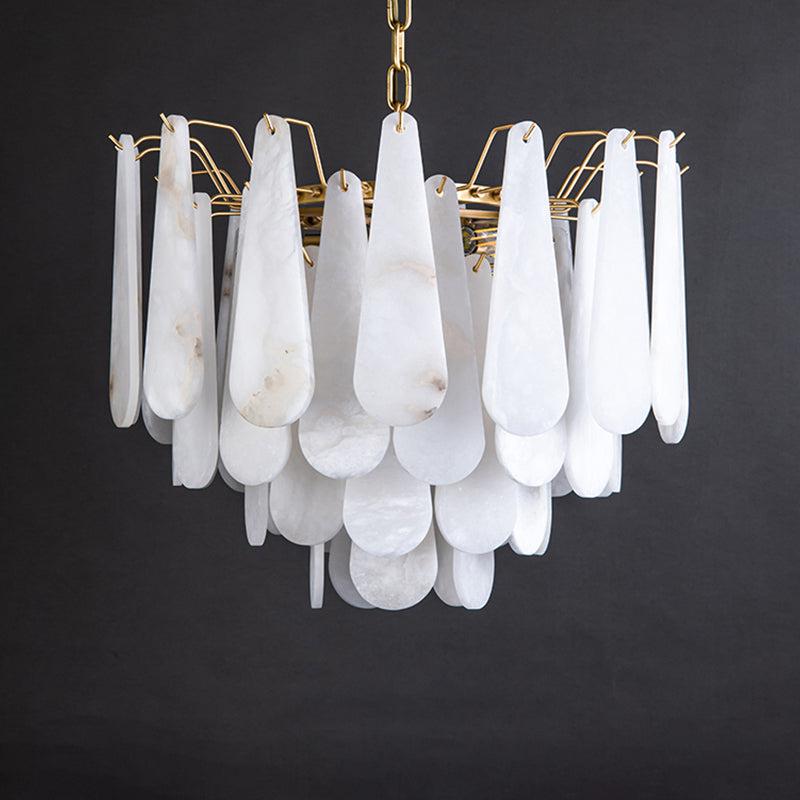 Alabaster Foyer Modern Chandelier - product detail 9
