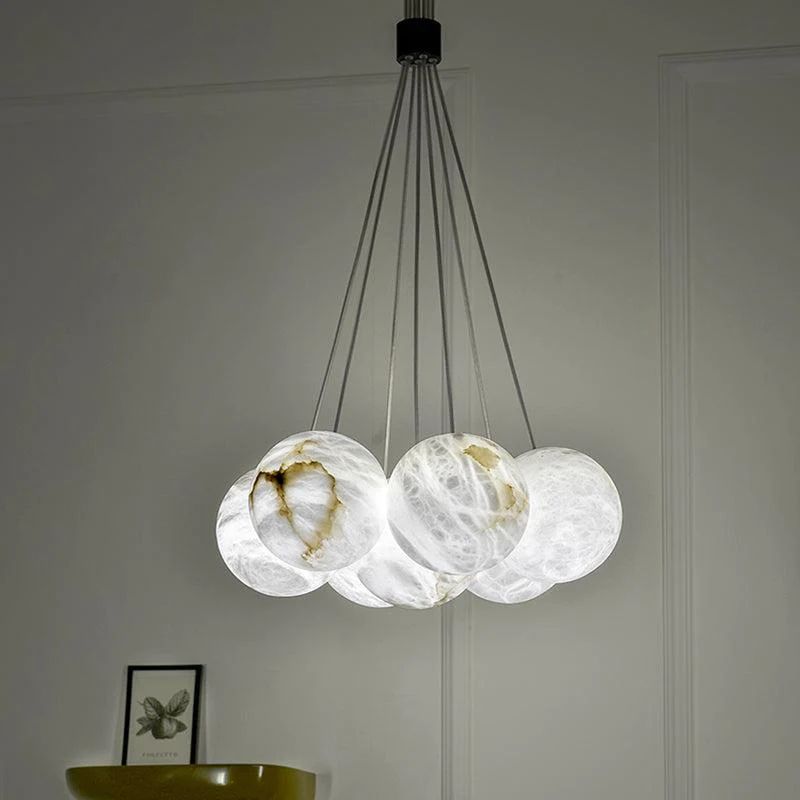 Alabaster Global Ceiling Chandelier - product detail 5