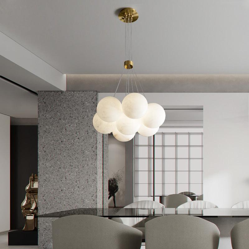 Alabaster Global Ceiling Chandelier - product detail 6