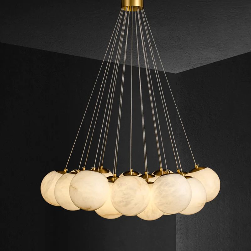 Alabaster Global Ceiling Chandelier - product detail 9