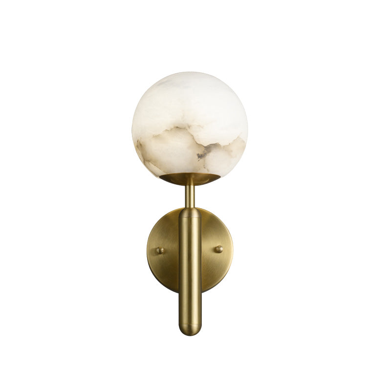 Alabaster Global Wall Light for Bedroom - product detail 3