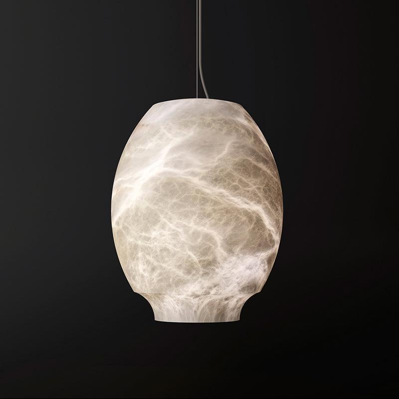 Alabaster Lantern Round Pendant - product detail 3