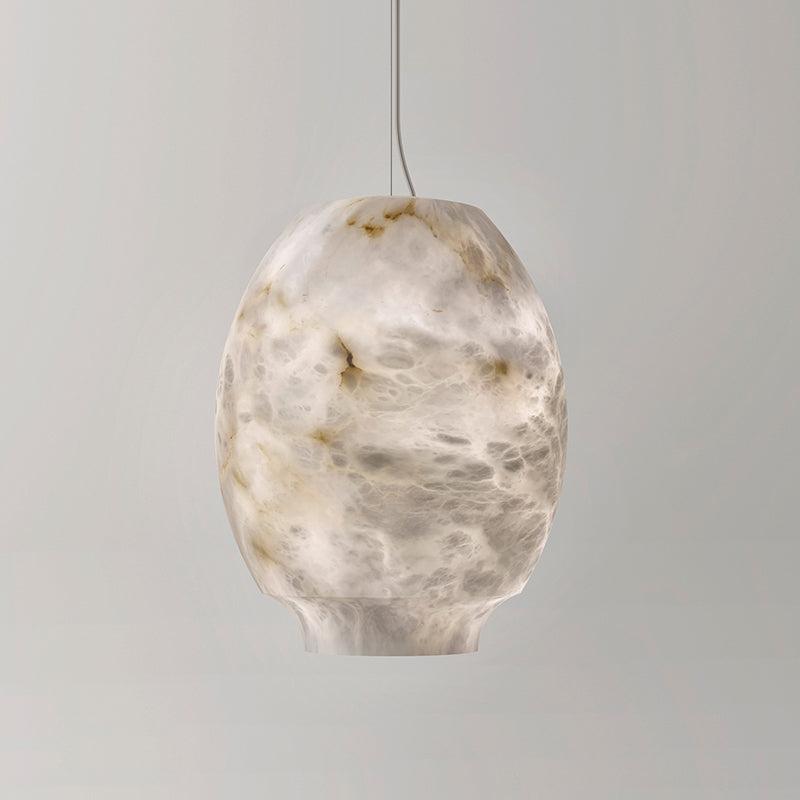 Alabaster Lantern Round Pendant - product detail 5