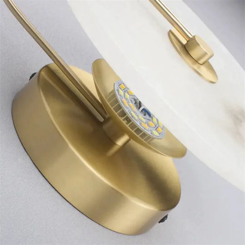 Alabaster Modern Disc Wall Sconce - product detail 9