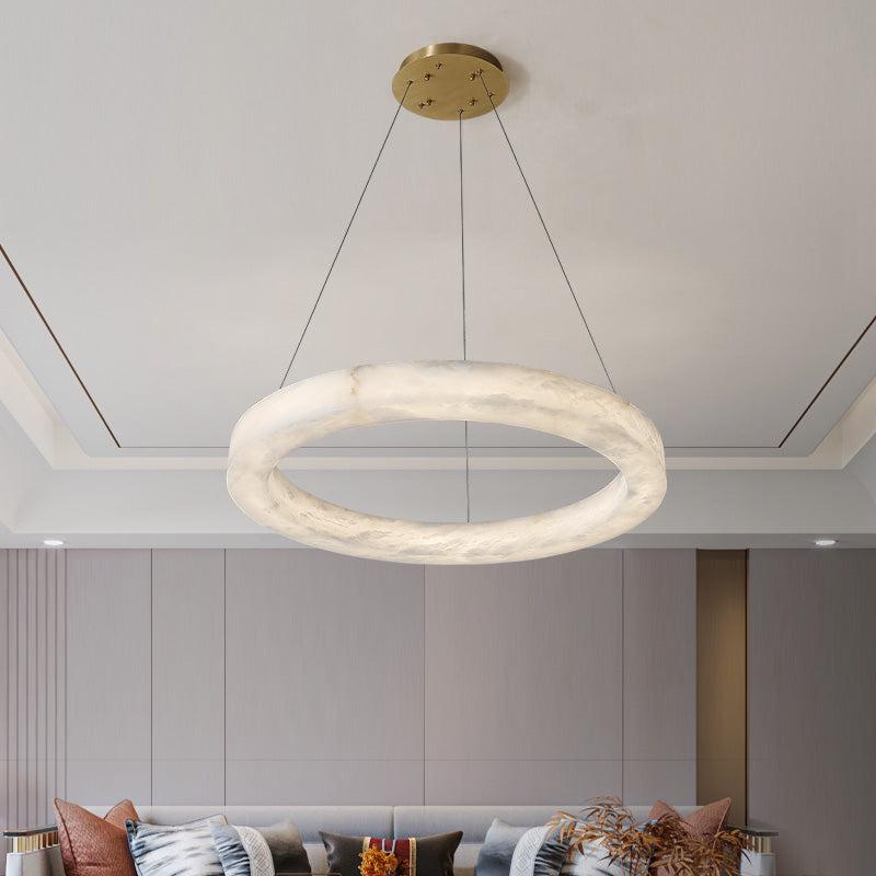 Alabaster Globle Chandelier Light - product detail 8