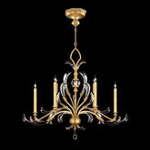 Alice Candle  Oblong Chandelier 44"