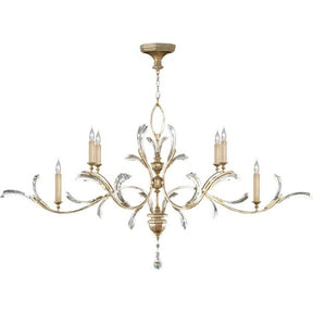 Alice Candle Oblong Chandelier 74"