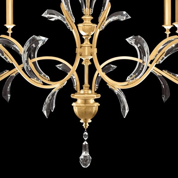Alice Candle Oblong Chandelier 74" - product detail 6