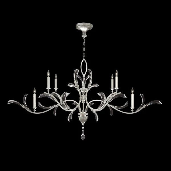 Alice Candle Oblong Chandelier 74" - product detail 15