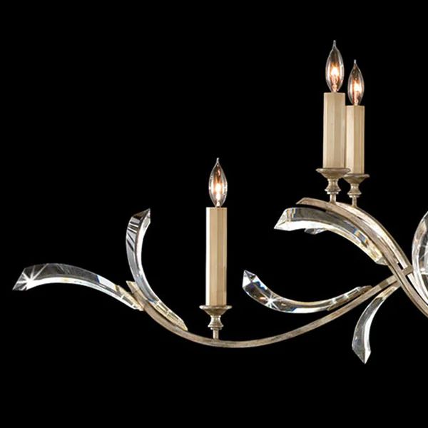 Alice Candle Oblong Chandelier 74" - product detail 10