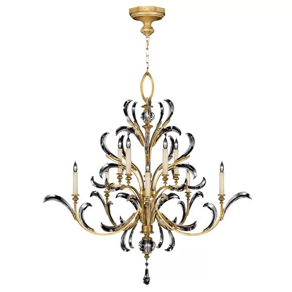 Alice Candle Round 2-Tier Chandelier 56" - product detail 7