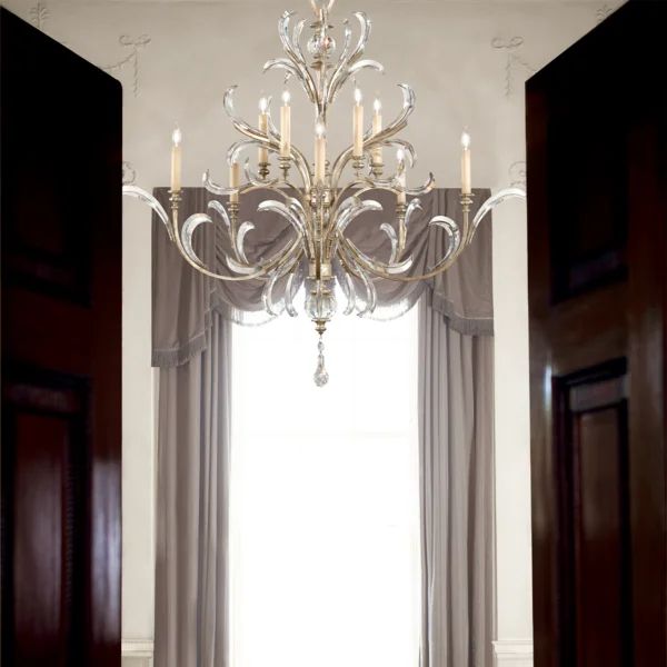 Alice Candle Round 2-Tier Chandelier 56" - product detail 3