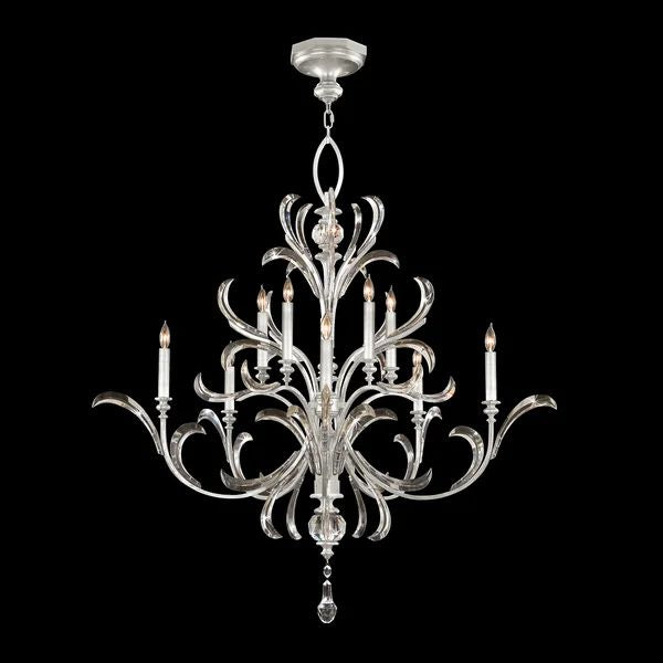 Alice Candle Round 2-Tier Chandelier 56" - product detail 8