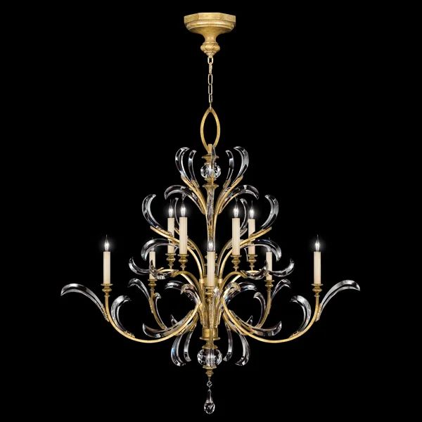 Alice Candle Round 2-Tier Chandelier 56" - product detail 5