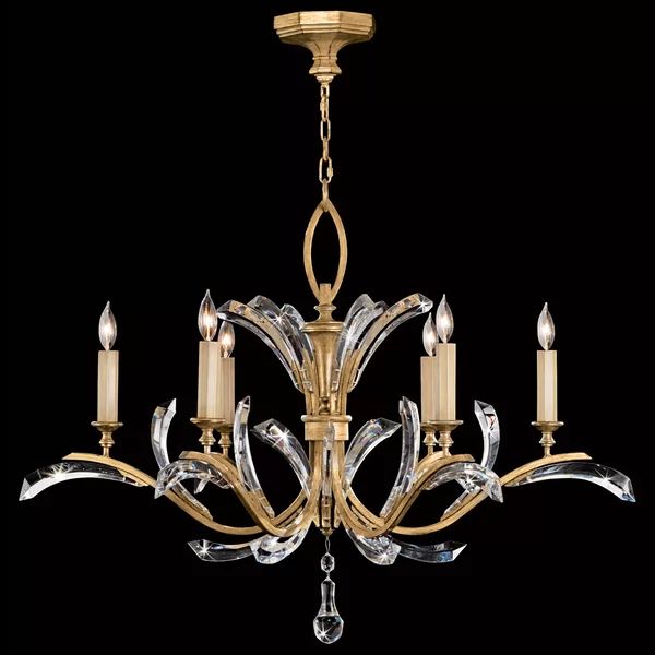 Alice Candle Round Chandelier 42" - product detail 10