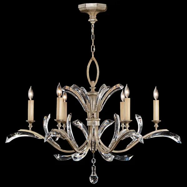 Alice Candle Round Chandelier 42" - product detail 7