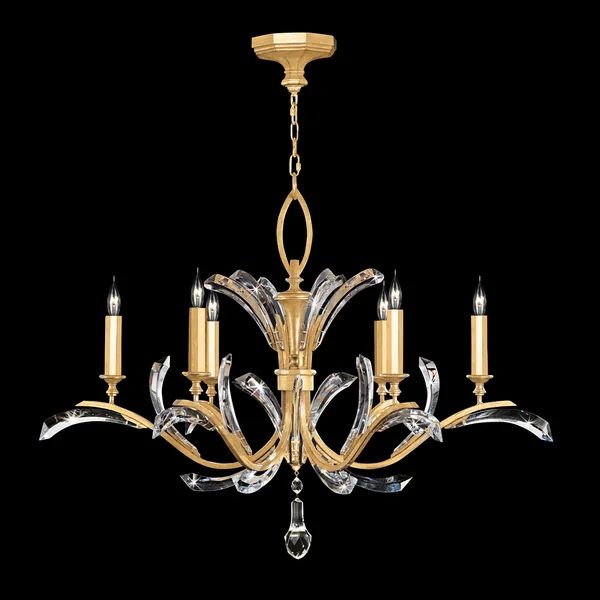 Alice Candle Round Chandelier 42" - product detail 12